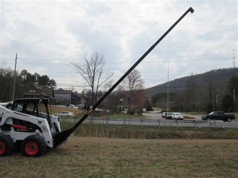 mini skid steer boom|ssqa boom pole.